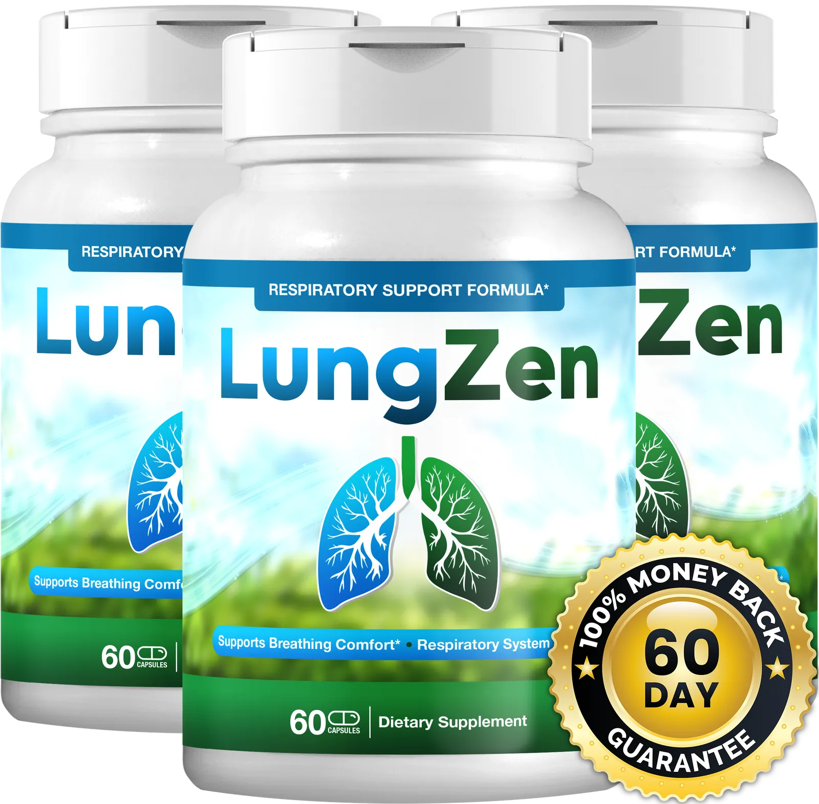 LungZen 3 Bottles - Advanced Package
